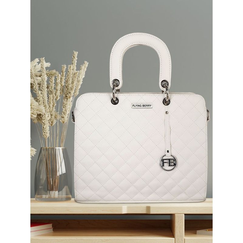 White on sale hand purse